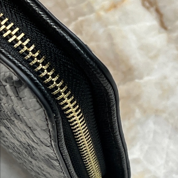 Aldo Silencer Monochrome Snake Print Clutch - Picture 4 of 10